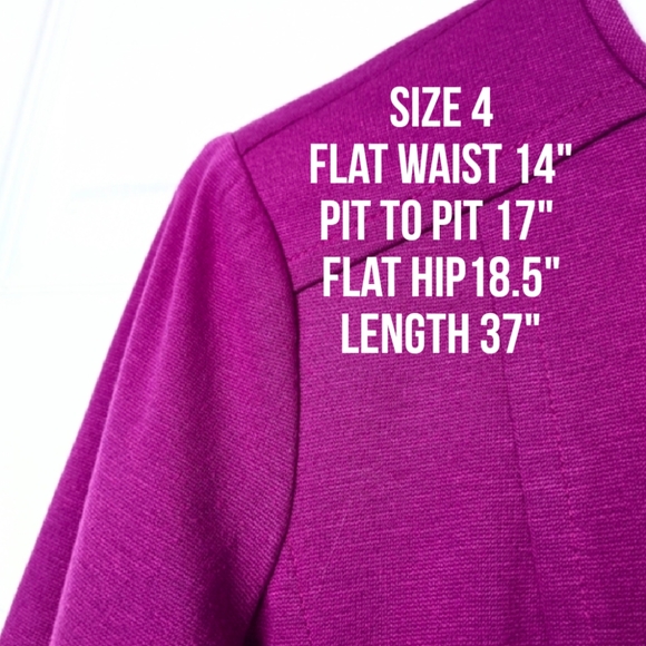 Nanette Lepore Magenta Purple, Lined Occasion Dress. Sz 4. HP! - Picture 4 of 16